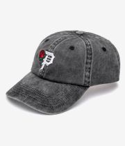 Primitive Rosey Over Dyed Strapback Casquette (black)