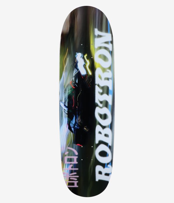 Robotron Blurry Car Egg 9" Skateboard Deck (multi)