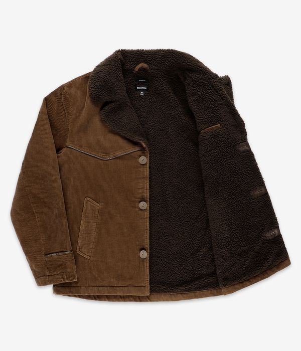 Brixton Wallace Sherpa Lined Jacket (bison bord)
