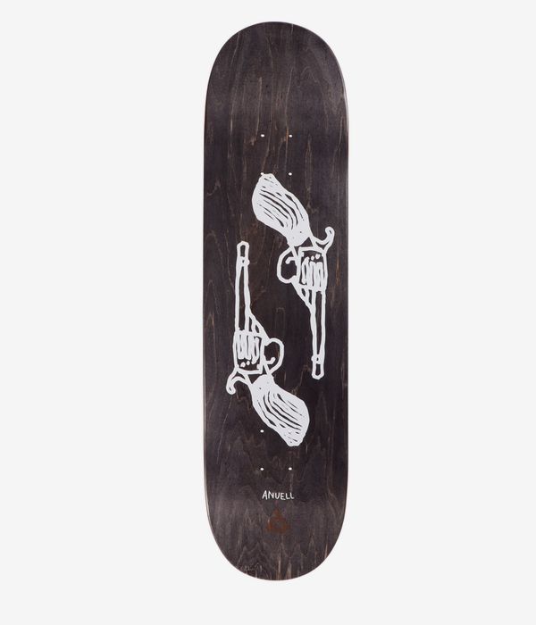 Anuell Maver 8.5" Skateboard Deck (black)
