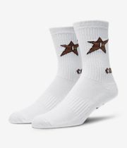 Carpet Company C-Star Logo Socks US 9-12 (white brown)