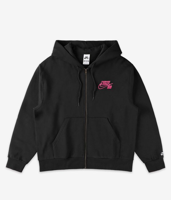 Nike SB SSNL GFX 2 Zip-Hoodie (black white)