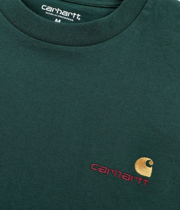 Carhartt WIP American Script Organic T-Shirt (conifer)