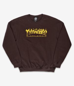 Thrasher x Anti Hero Pigeon Mag Sweatshirt (dark chocolate)