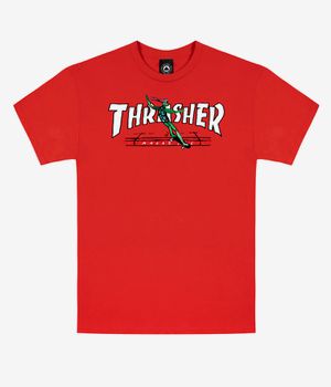 Thrasher Red Curb T-Shirt (red)