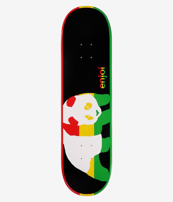 Enjoi Rasta Veneer 8.375" Planche de skateboard (black multi)