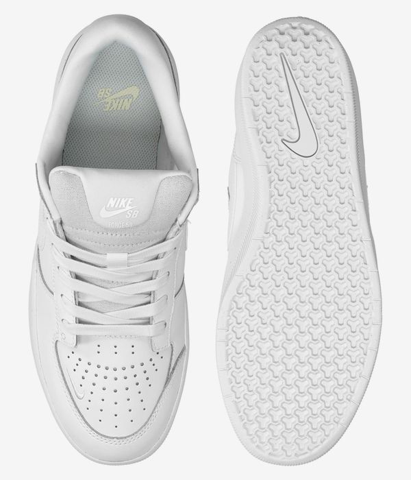 Nike SB Force 58 Premium Leather Schoen (white white white)