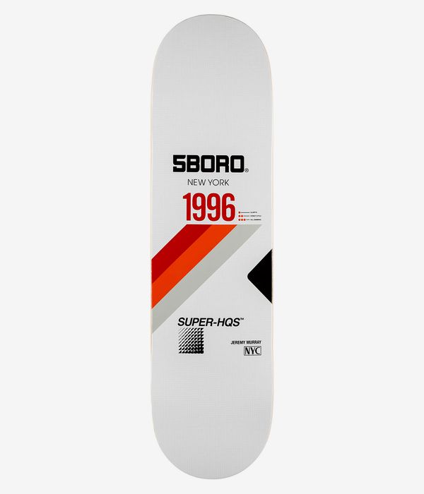 5BORO Murray VHS 8.375" Tavola da skateboard (white)