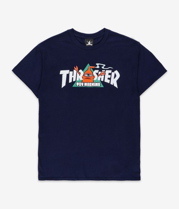 Thrasher x Toy Machine Vortex T-Shirt (navy)