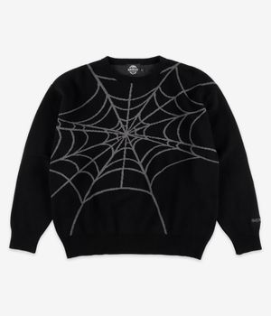 skatedeluxe Spider Organic Knit Sweatshirt (black grey)