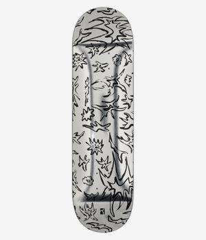 Poetic Collective Silver Tribal 8.5" Planche de skateboard (silver)