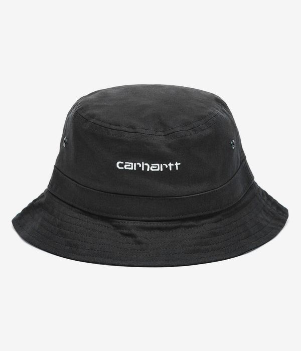 Carhartt WIP Script Bucket Hoed (black white)