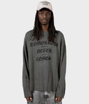 Wasted Paris Destroy Never Comes Sweatshirt (charcoal)