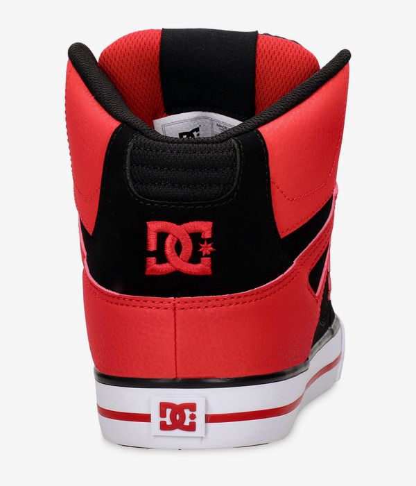 DC Pure High Top WC Buty (fiery red white black)