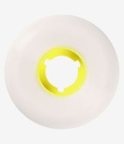 skatedeluxe Retro Conical Rouedas (white yellow) 60mm 100A Pack de 4