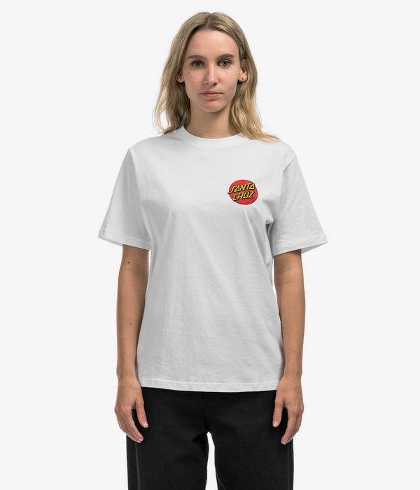 Santa Cruz Classic Dot Chest T-Shirt women (white)