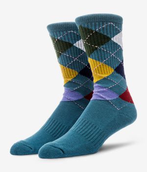Frog Argyle Socks US 9-12 (teal)