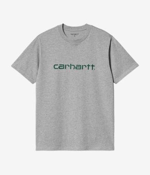 Carhartt WIP Script T-Shirty (grey heather chervil)