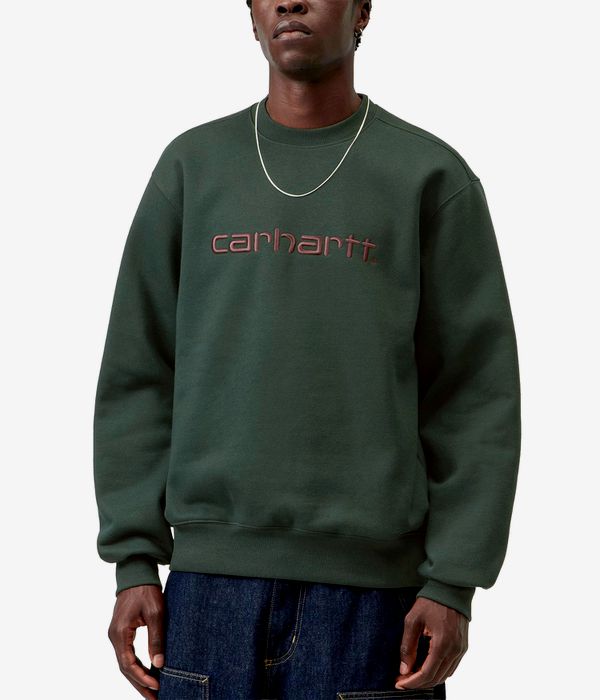 Carhartt WIP Basic Sweatshirt (dark scarab palisander)