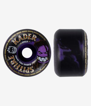 Spitfire Formula Four Kader Rolly Radial Full Rollen (black purple swirl) 56 mm 99A 4er Pack