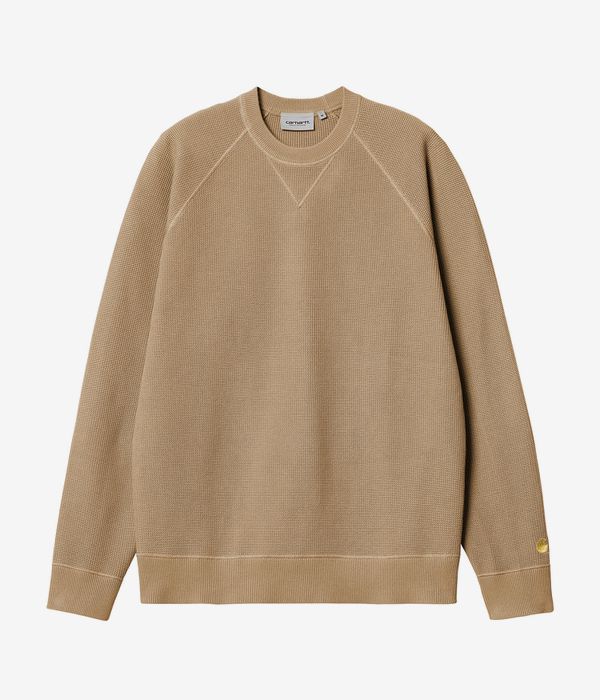 Carhartt WIP Chase Sweatshirt (gauge dusty h brown gold)