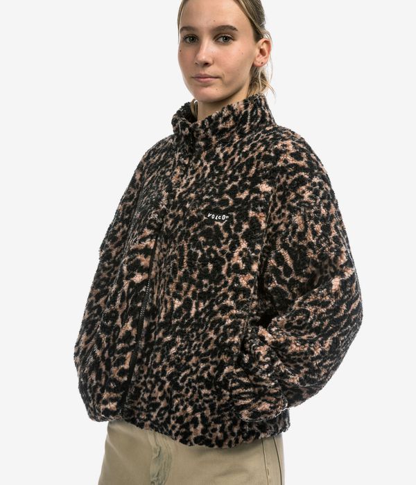 Volcom Wylding Out Sherpa Giacca women (animal print)