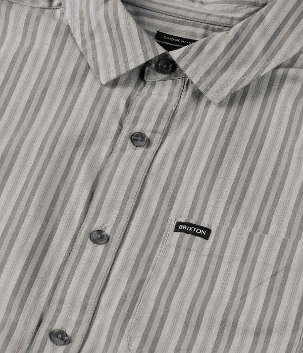 Brixton Charter Stripe Shirt (charcoal grey)
