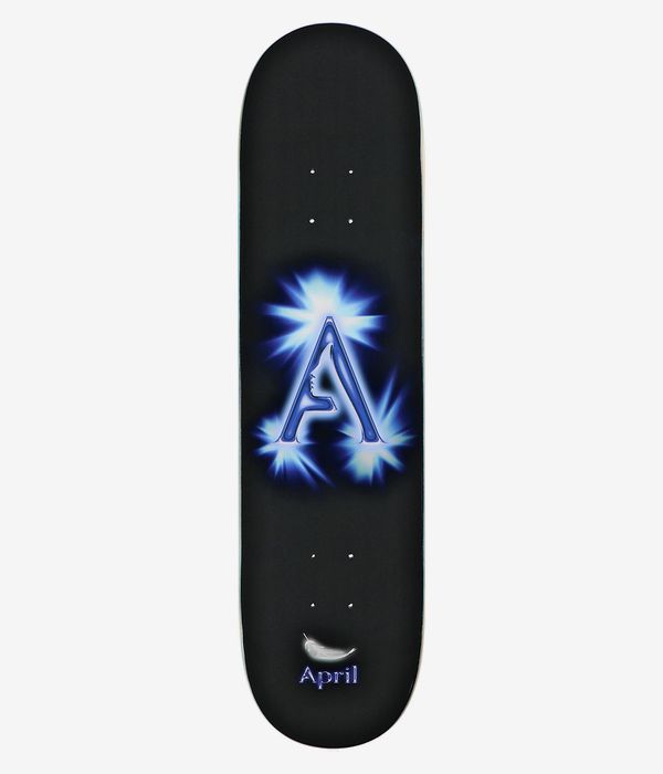 April A Logo 8" Tavola da skateboard (black blue)