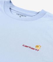 Carhartt WIP American Script Organic Camiseta (frosted blue)
