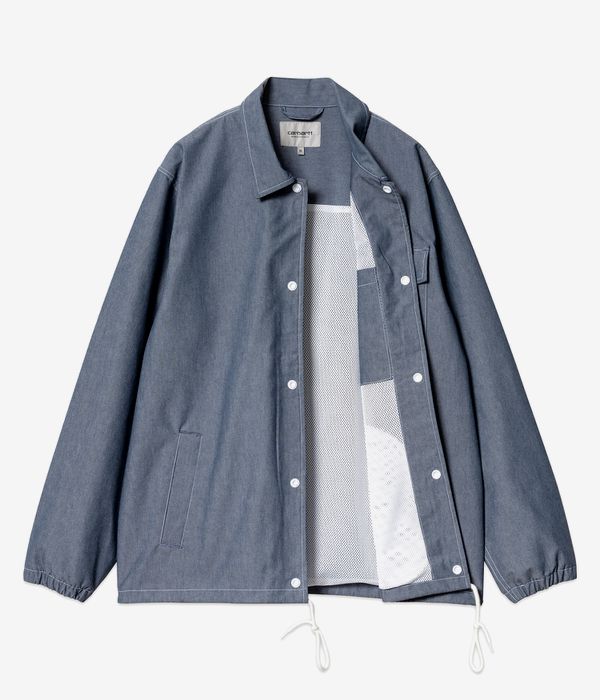 Carhartt WIP Blake Coach Chambray Jacket (blue rinsed)