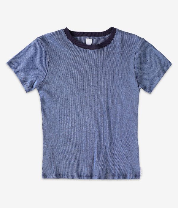Iriedaily 2 Tone Rib T-Shirt women (navy)