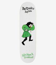 Inpeddo x The Dudes Problem 9" Skateboard Deck (white)