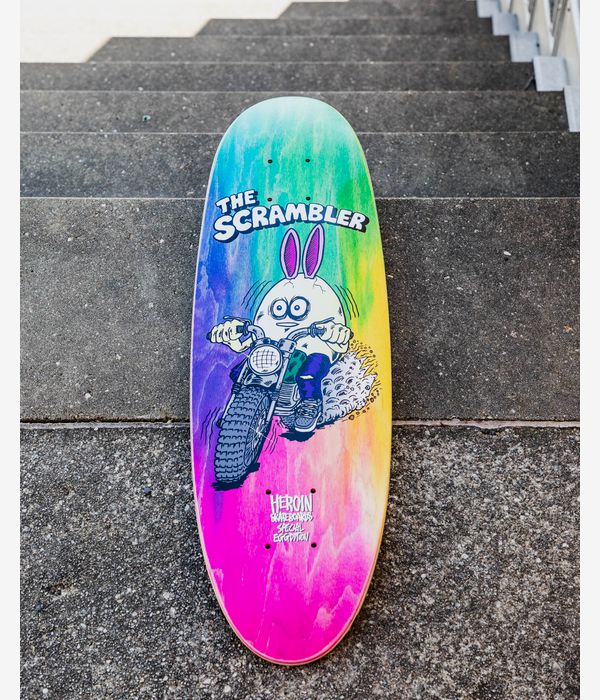 Heroin Skateboards The Scrambler Easter Edt. 7.875" Skateboard Deck (multi)