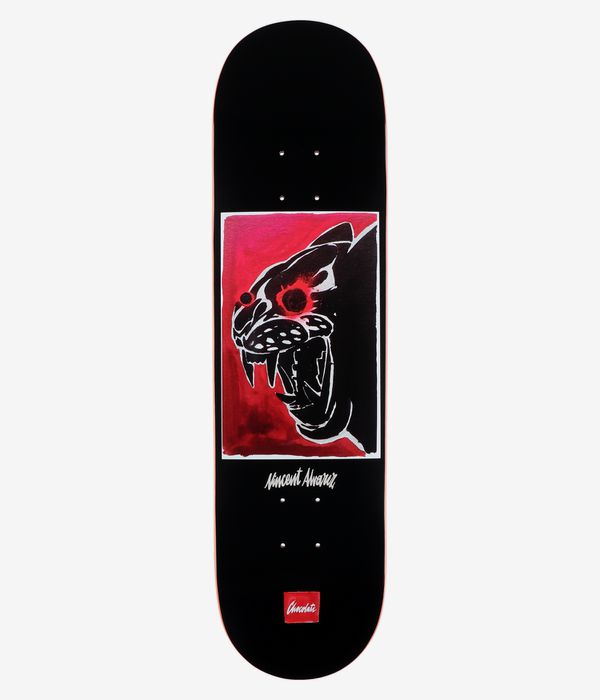 Chocolate Alvarez Swanski Panther 8.25" Skateboard Deck (black)