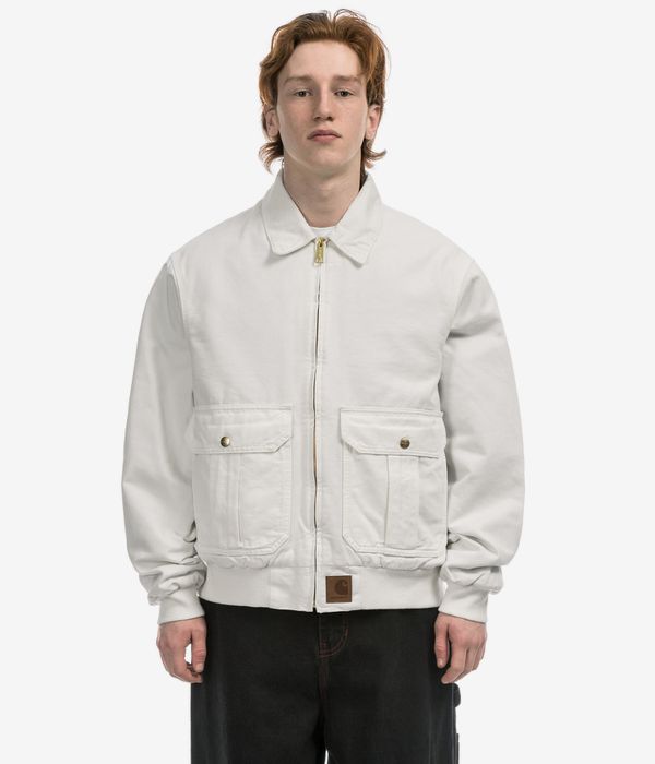 Carhartt WIP Stanton Hubbard Jacke (wax wax stone washed)