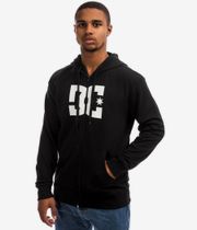 DC Star Zip-Sweatshirt avec capuchon (black snow white)