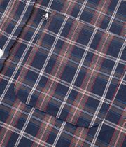 Passport Workers Check Shirt (navy orange)