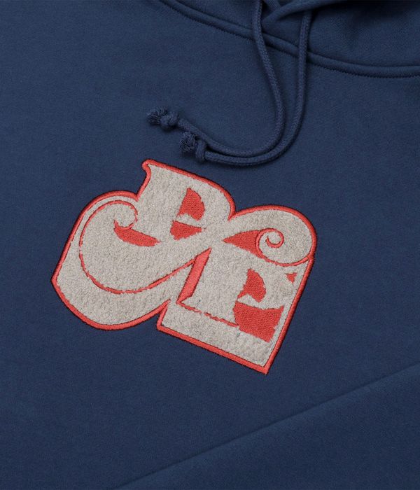 Passport Tilde Stamp sweat à capuche (navy)