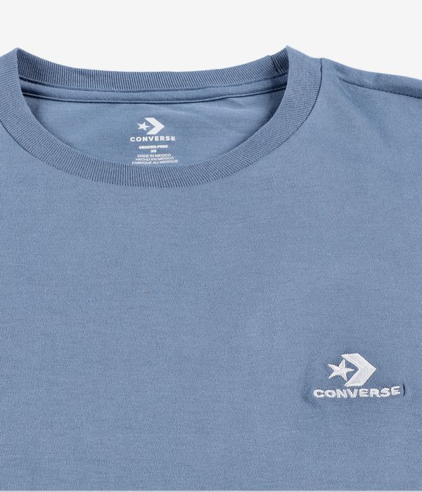 Converse Go-To Embroidered Star Chevron Standard T-Shirt (lakeside blue)