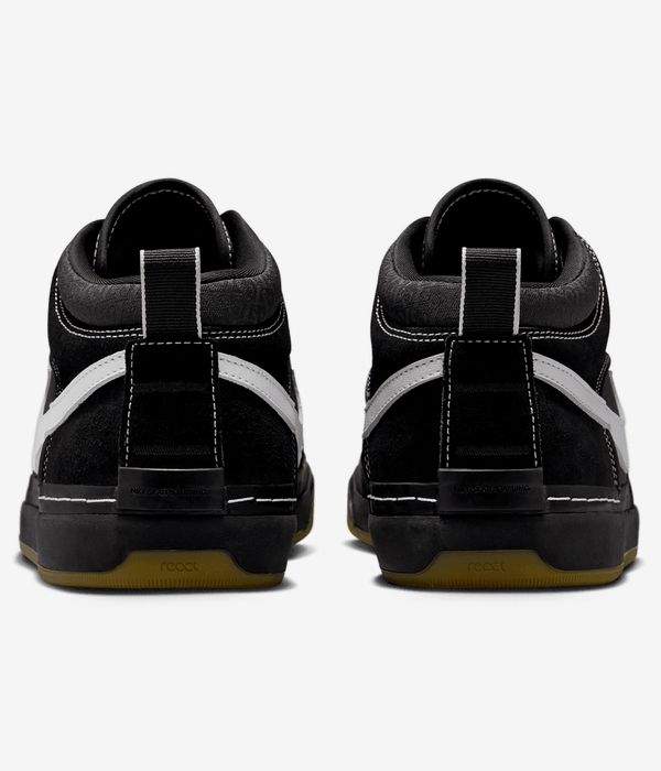Nike SB React Leo Chaussure (black white black gum light brow)