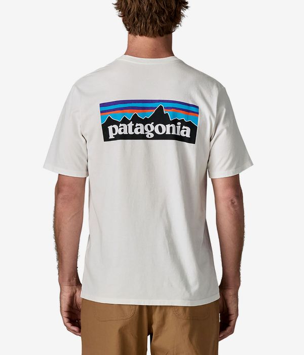 Patagonia P-6 Logo Responsibili T-Shirt (fiber white)