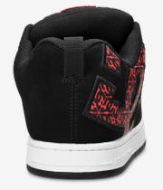 DC Court Graffik Shoes (black white red)