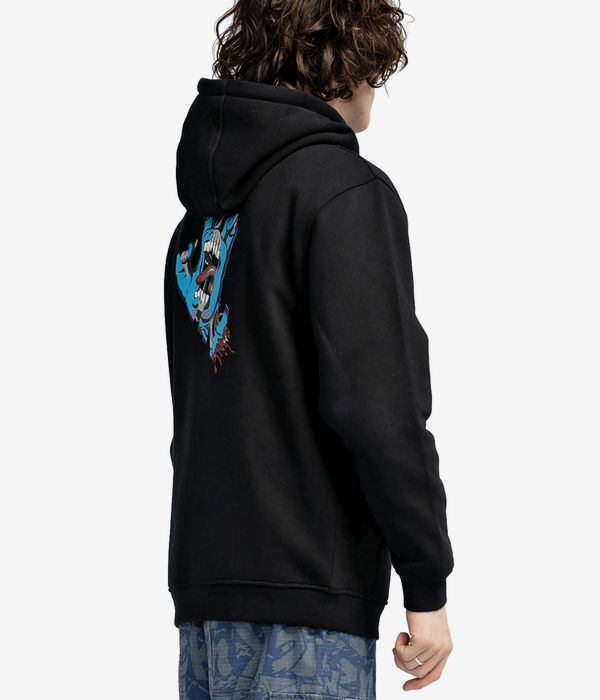 Santa Cruz Torn Hand Hoodie (black)