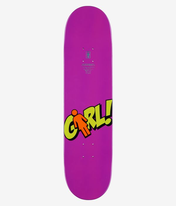Girl Geering Blammo Twin Tip 8.25" Planche de skateboard (multi)