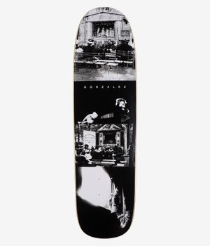 Polar Gonzalez Champs Elysees, Paris P9 8.625" Planche de skateboard (black white)