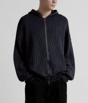 Wasted Paris Pusher Knit Sudadera con cremallera (black charcoal)