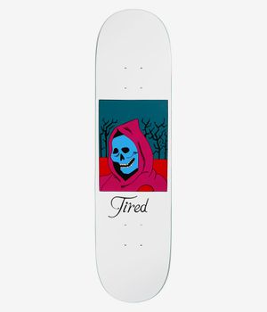 Tired Skateboards Creepy Skull 8" Deska do deskorolki (white)