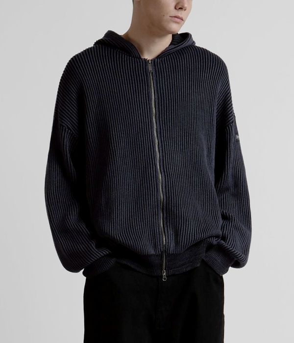 Wasted Paris Pusher Knit Sudadera con cremallera (black charcoal)