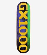 GX1000 Split Veneer 8.375" Skateboard Deck (purple green)