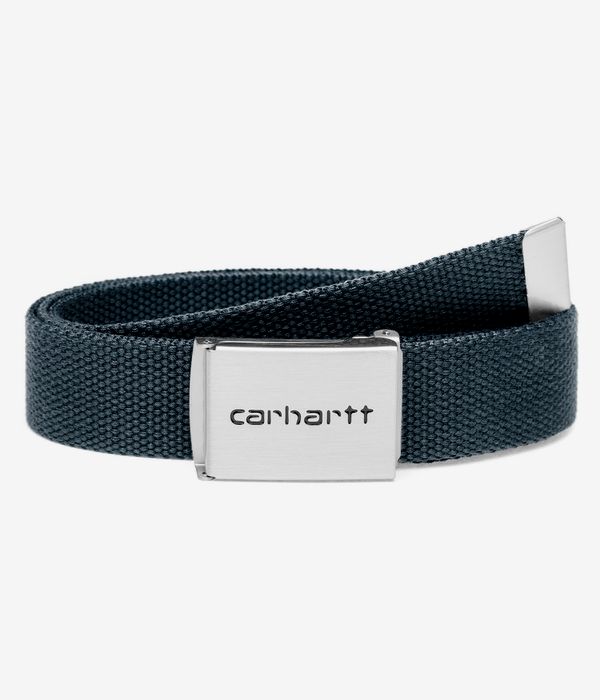 Carhartt WIP Clip Chrome Belt (deep lagoon)